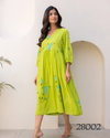 Lucaya Vol 28 Kota Checks Digital Printed Flared Designer One Piece Orders In India

